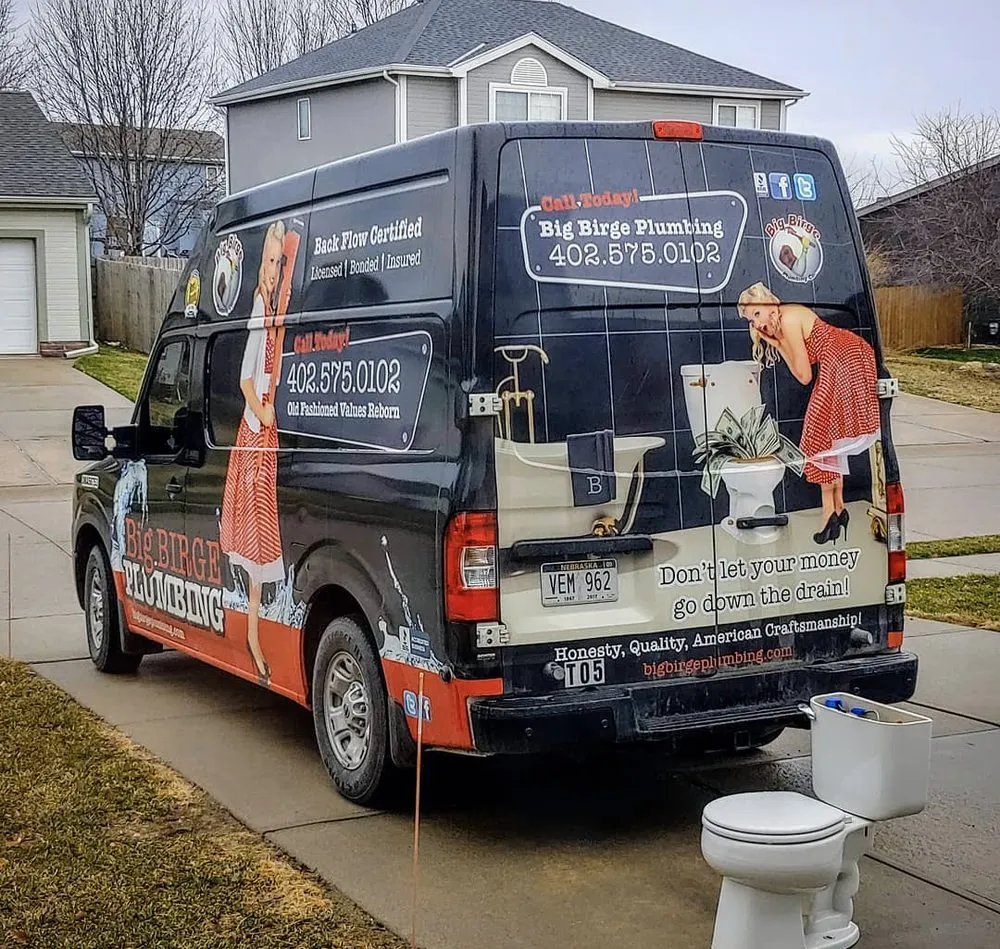 Slide of Big Birge Plumbing