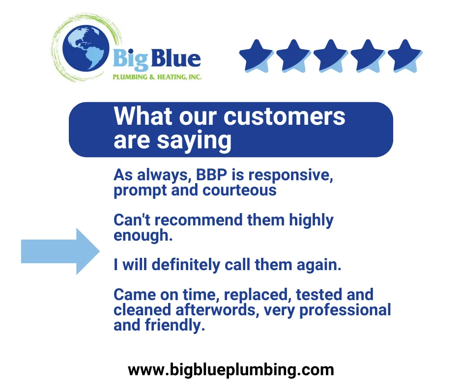 Reliable emergency plumbing for homes in Medford, MA by Big Blue Plumbing & Heating