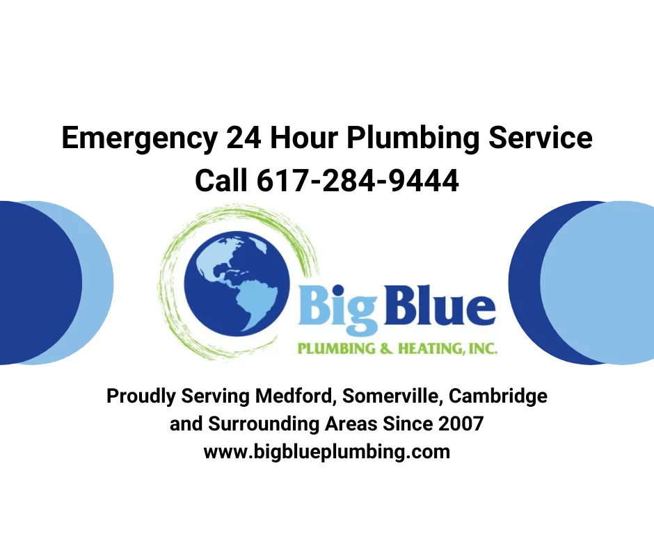 Reliable pipe repair in Medford, MA by Big Blue Plumbing & Heating