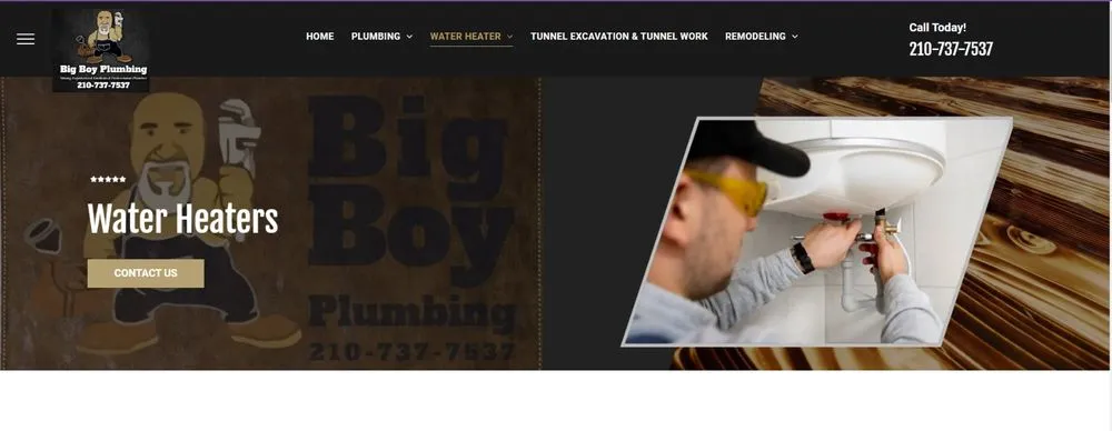 Quality pipe repair in San Antonio, TX by Big Boy Plumbing