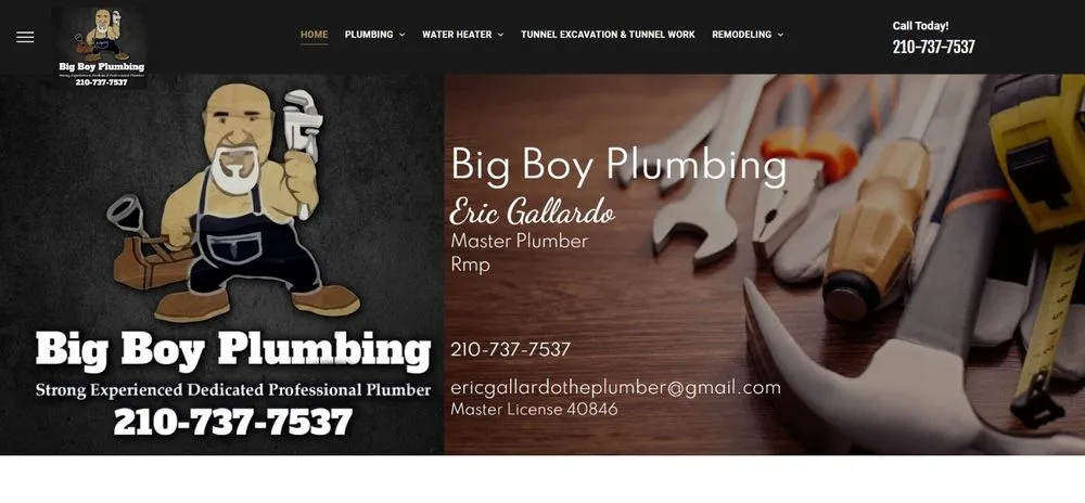 Slide of Big Boy Plumbing