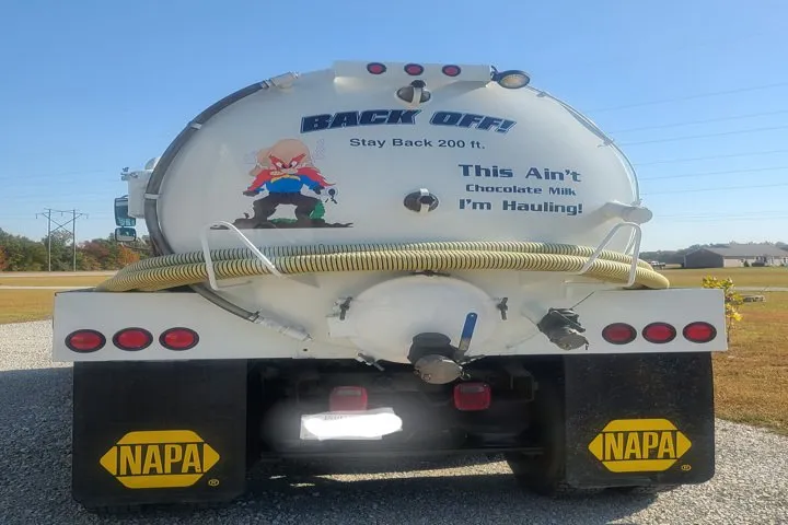 Slide of Big Brad's Septic Service