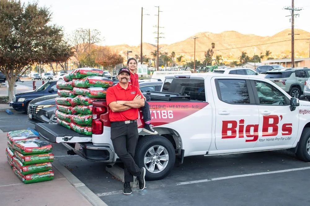 Slide of Big B's Plumbing, Electric, Heating & Air