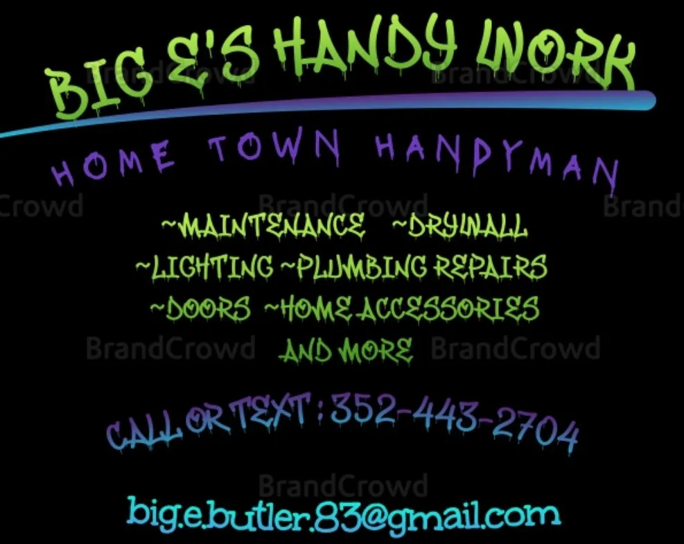 Slide of Big E's Handy Work