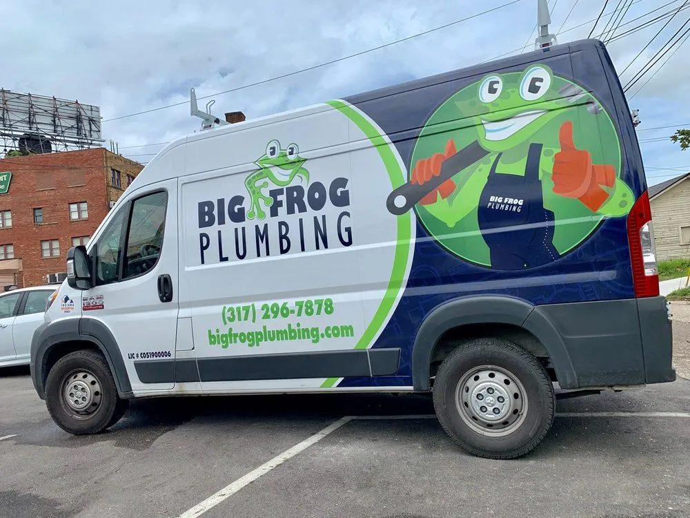 Slide of Big Frog Plumbing