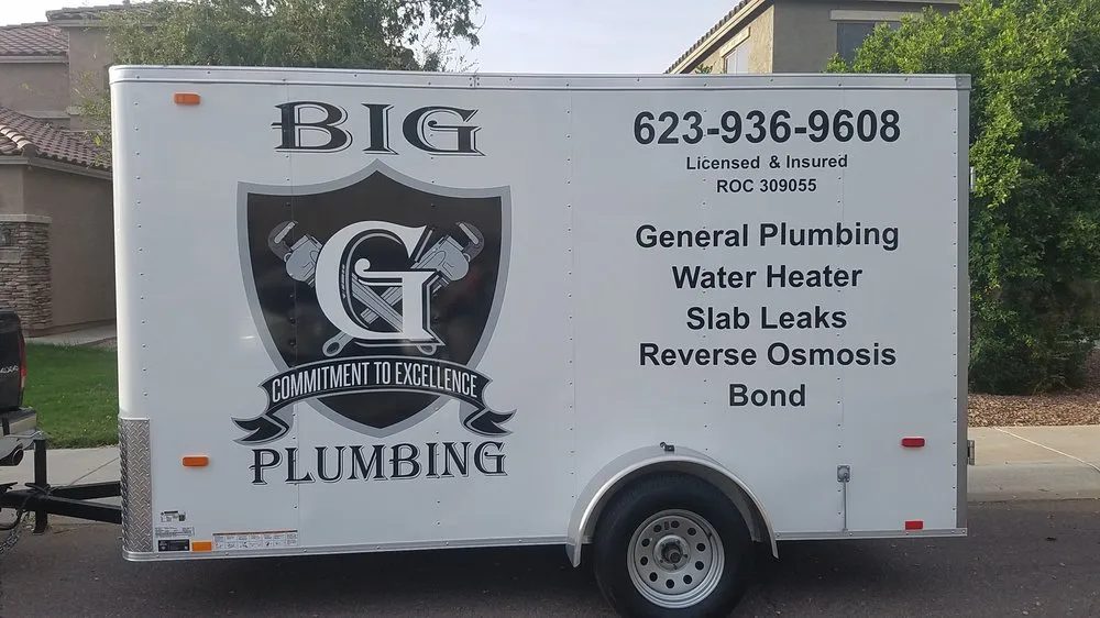Slide of Big G Plumbing
