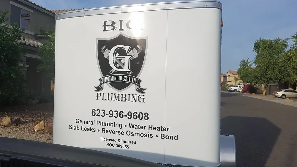 Slide of Big G Plumbing