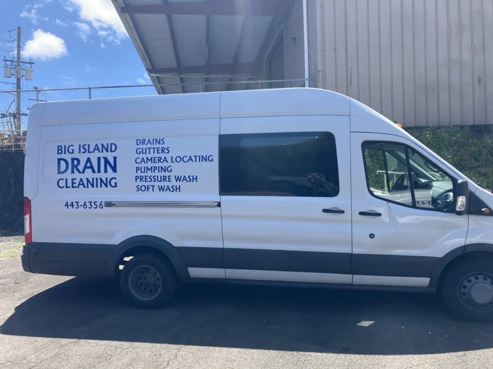 Slide of Big Island Drain Cleaning