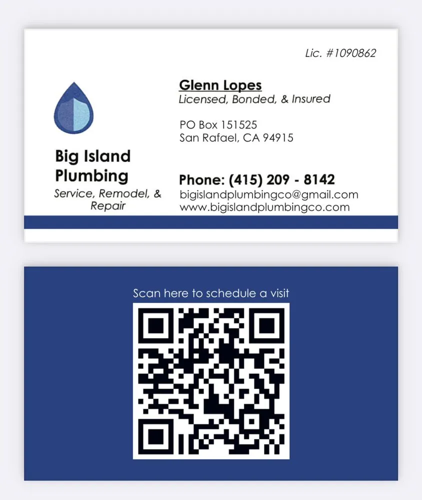 Slide of Big Island Plumbing