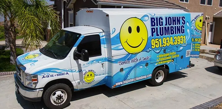 Slide of Big John's Plumbing - Riverside