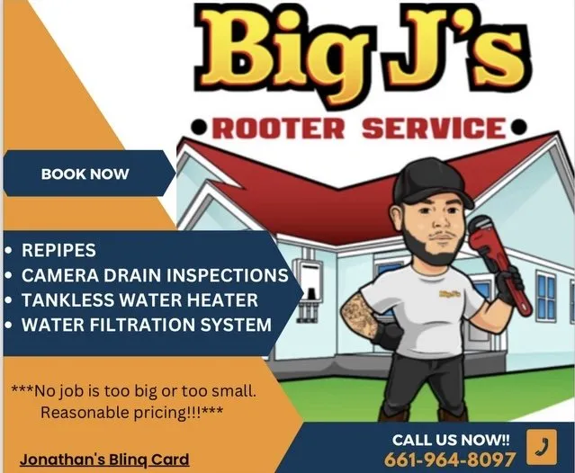 Slide of Big J’s Rooter Service
