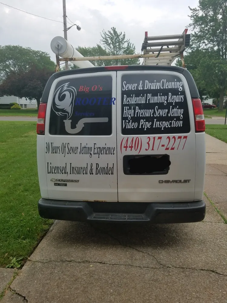 Slide of Big O's Rooter Services