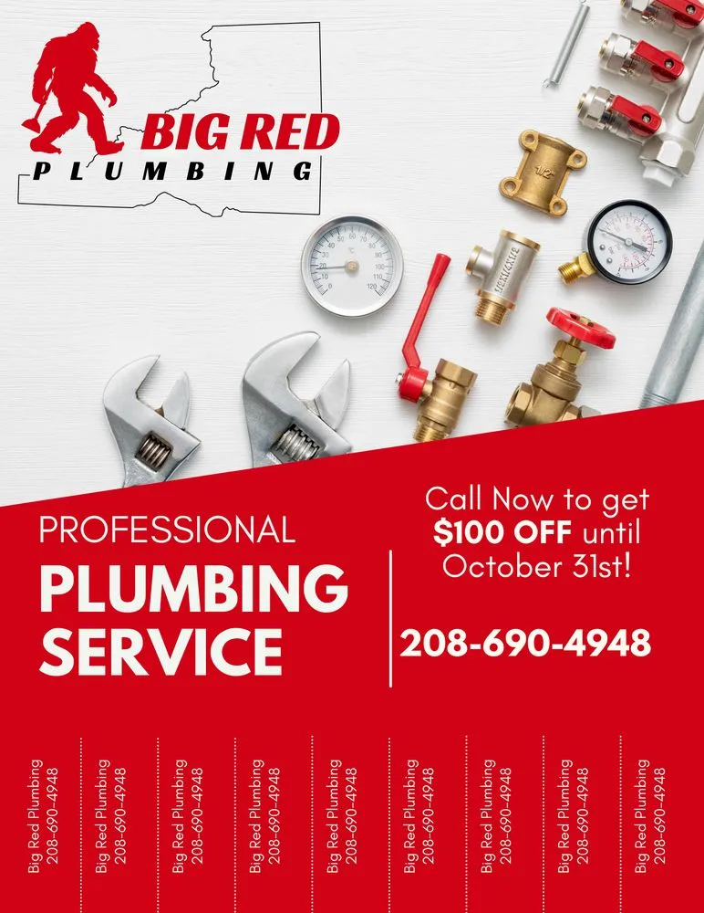 Slide of Big Red Plumbing