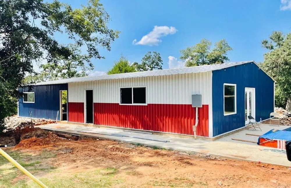 Slide of Big Tine Construction