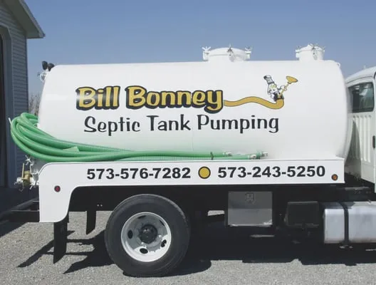 Bill Bonney Septic Tank & Plumbing Logo