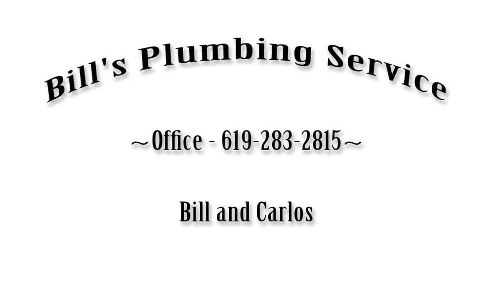 Slide of Bill's Plumbing Services
