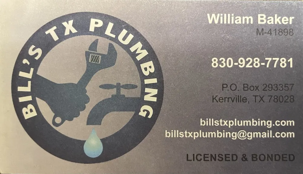 Slide of Bill's TX Plumbing