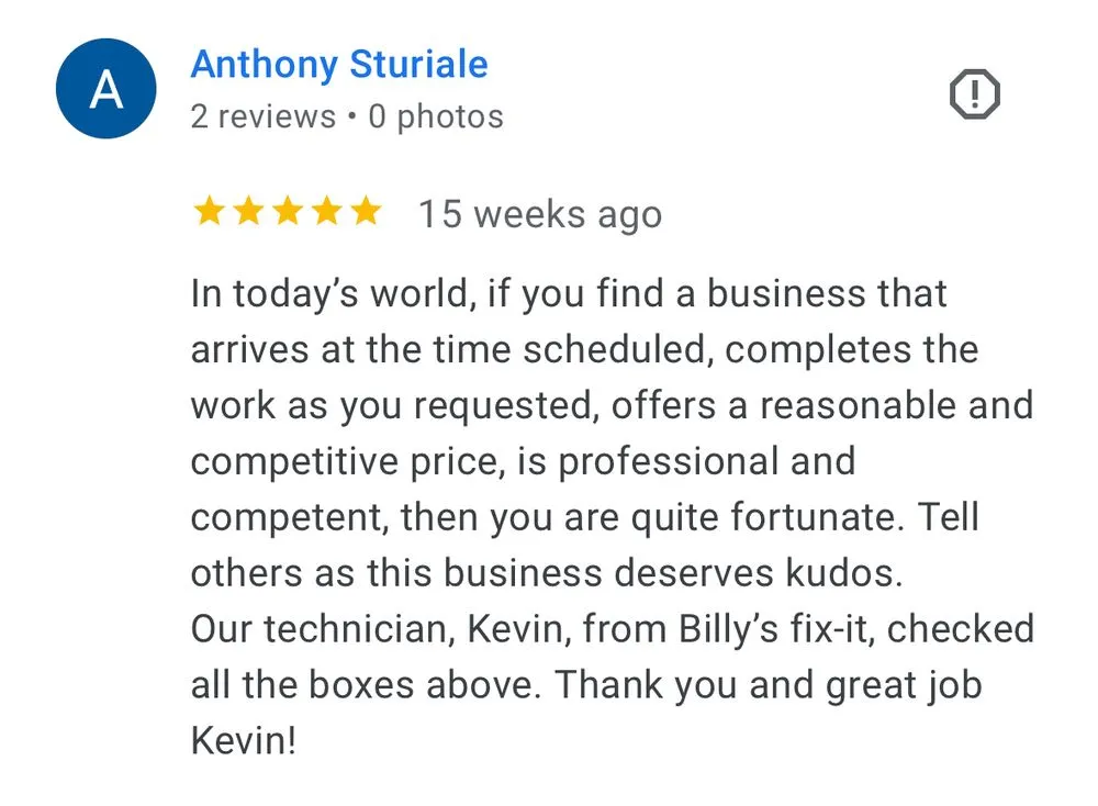 Professional water heater service experts serving Hawley, PA - Billy Fix-It-All Handyman