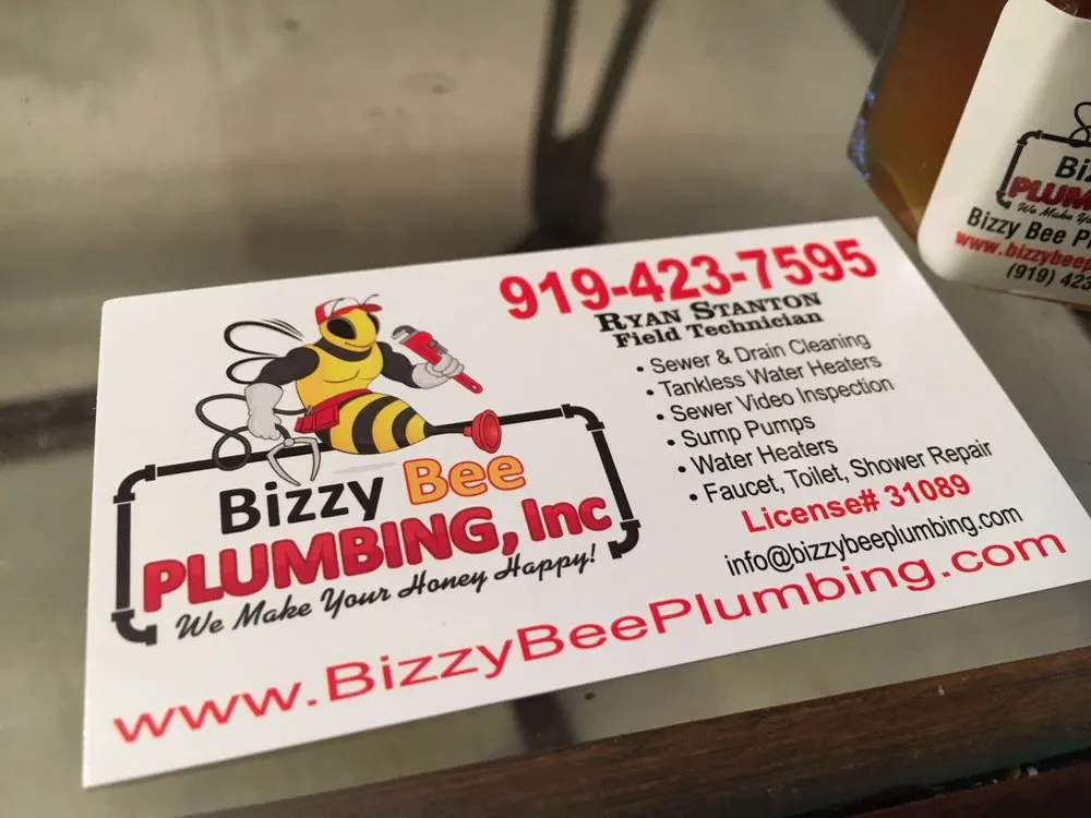 Slide of Bizzy Bee Plumbing