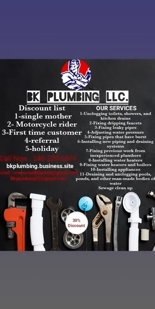Slide of BK Plumbing