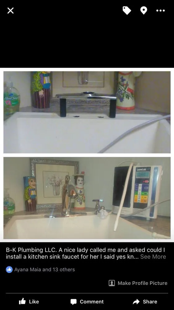 Slide of BK Plumbing