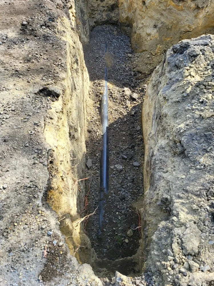 Slide of Black Diamond rooter and plumbing