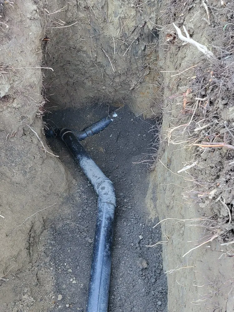 Slide of Black Diamond rooter and plumbing