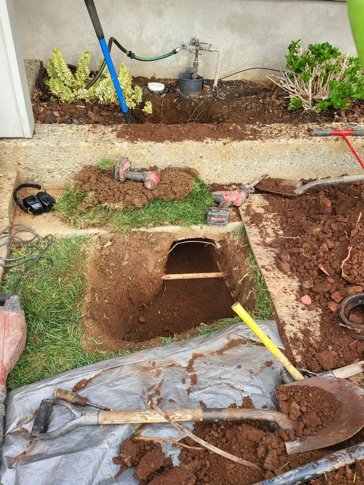 Slide of Black Diamond rooter and plumbing