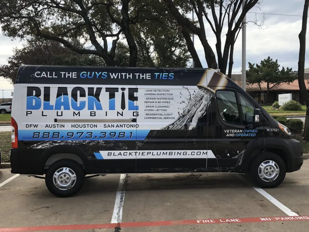 Slide of Black Tie Plumbing