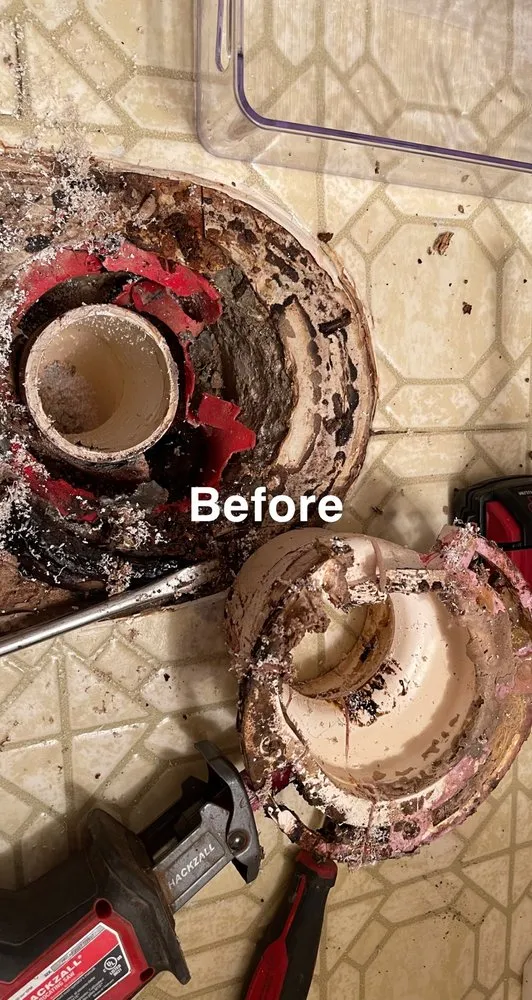 Slide of Blackwater Drain Cleaning