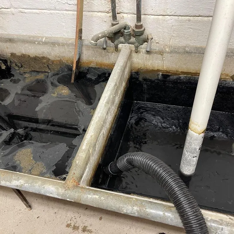 Slide of Blackwater Drain Cleaning