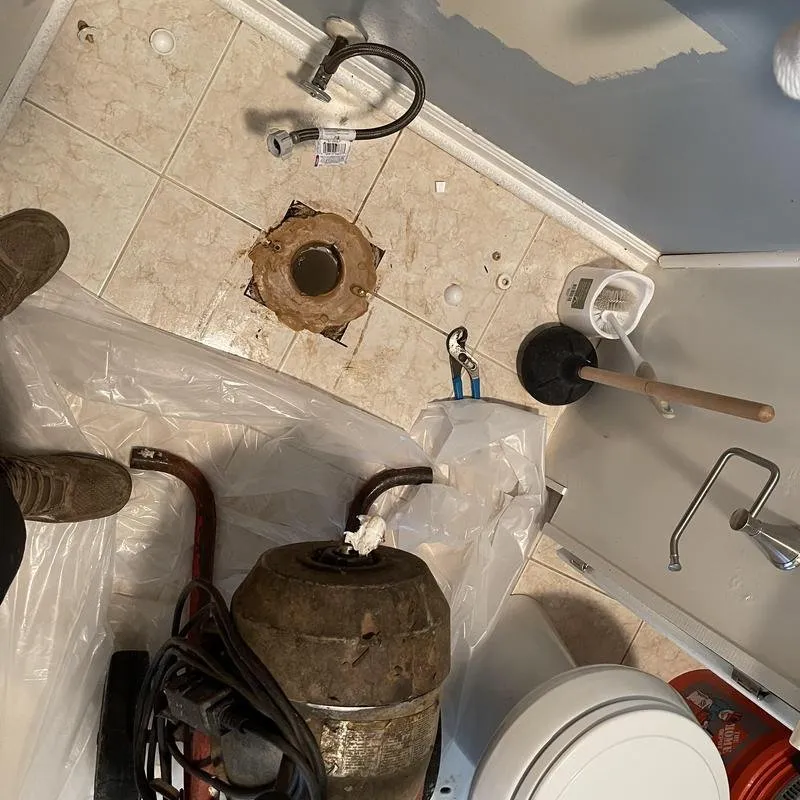 Slide of Blackwater Drain Cleaning