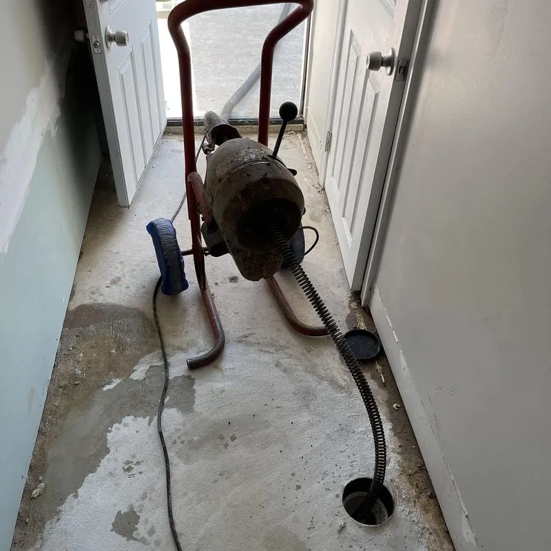 Slide of Blackwater Drain Cleaning