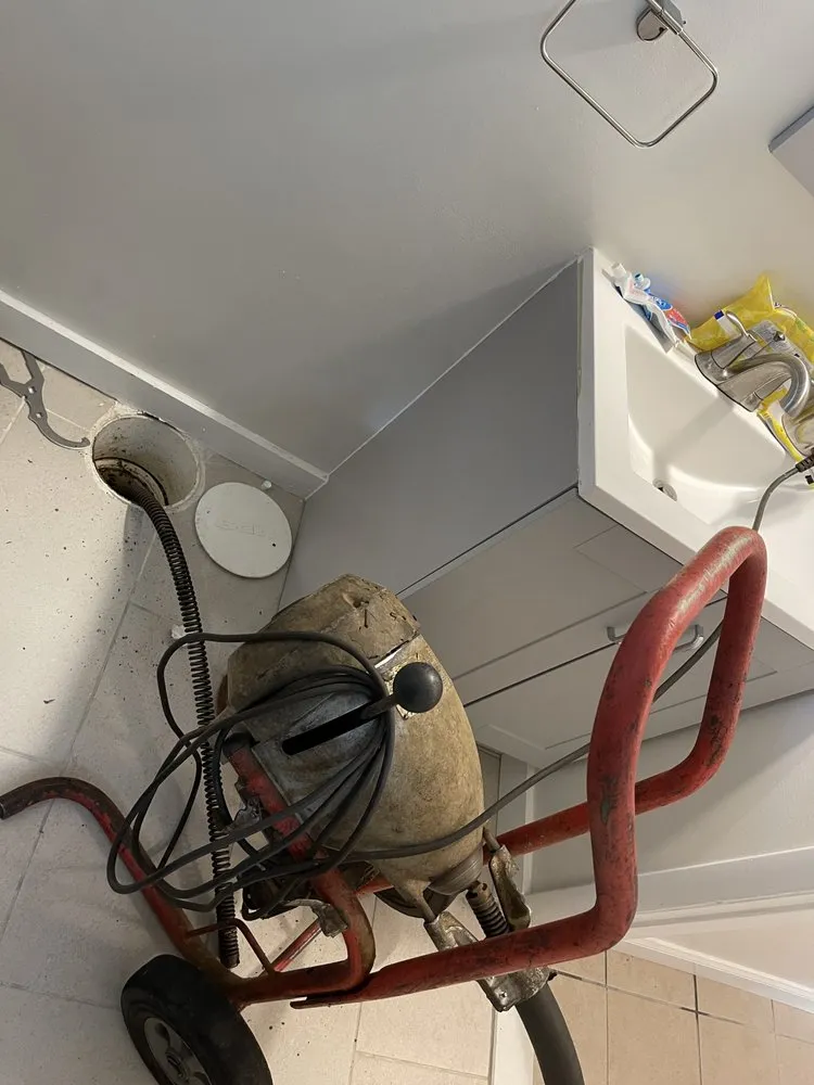 Slide of Blackwater Drain Cleaning