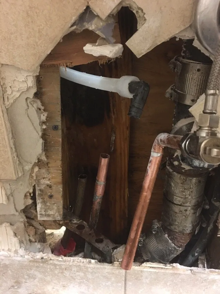 Slide of Block Plumbing