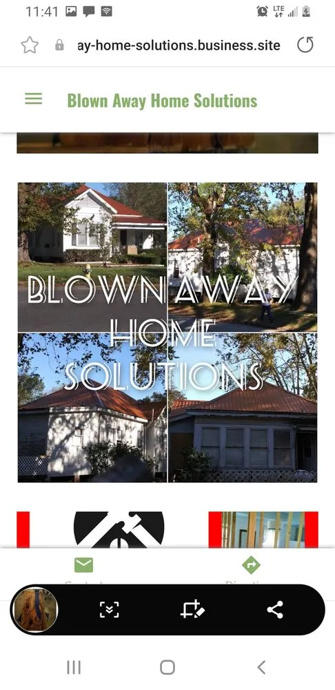 Slide of blownaway home solutions