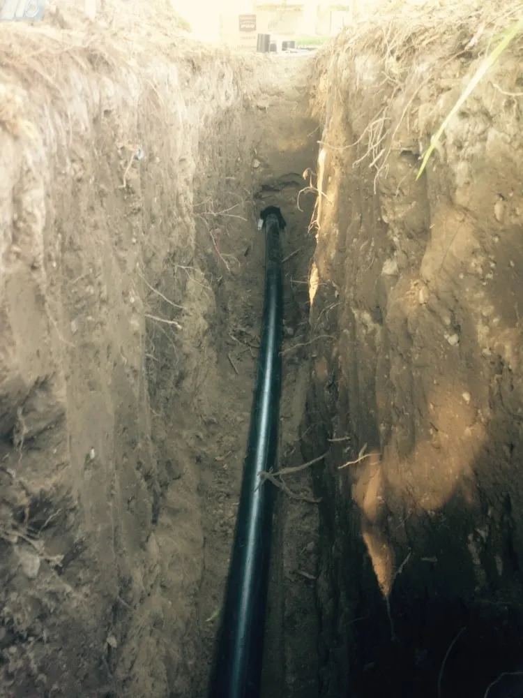 Slide of Blue and Red Plumbing