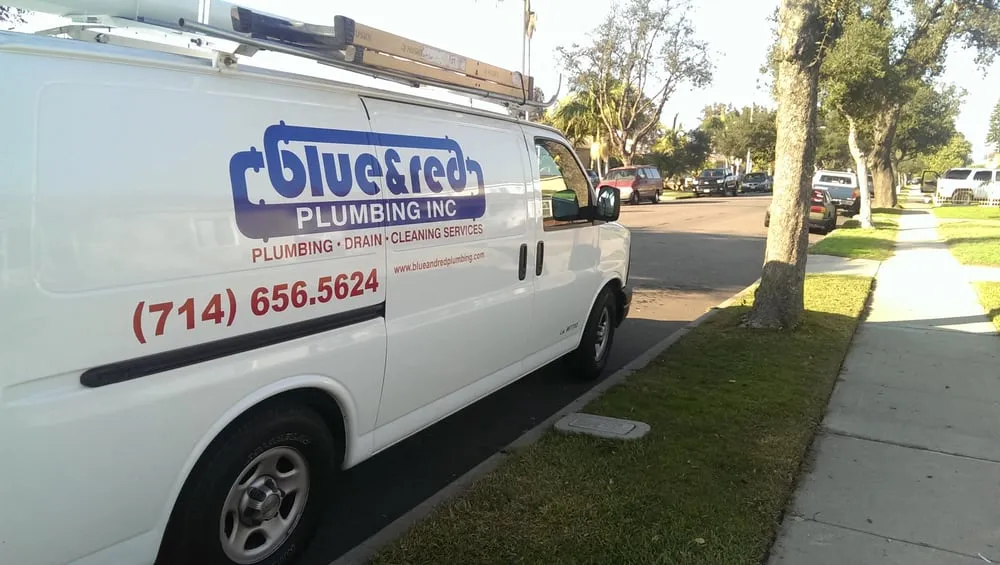 Slide of Blue and Red Plumbing