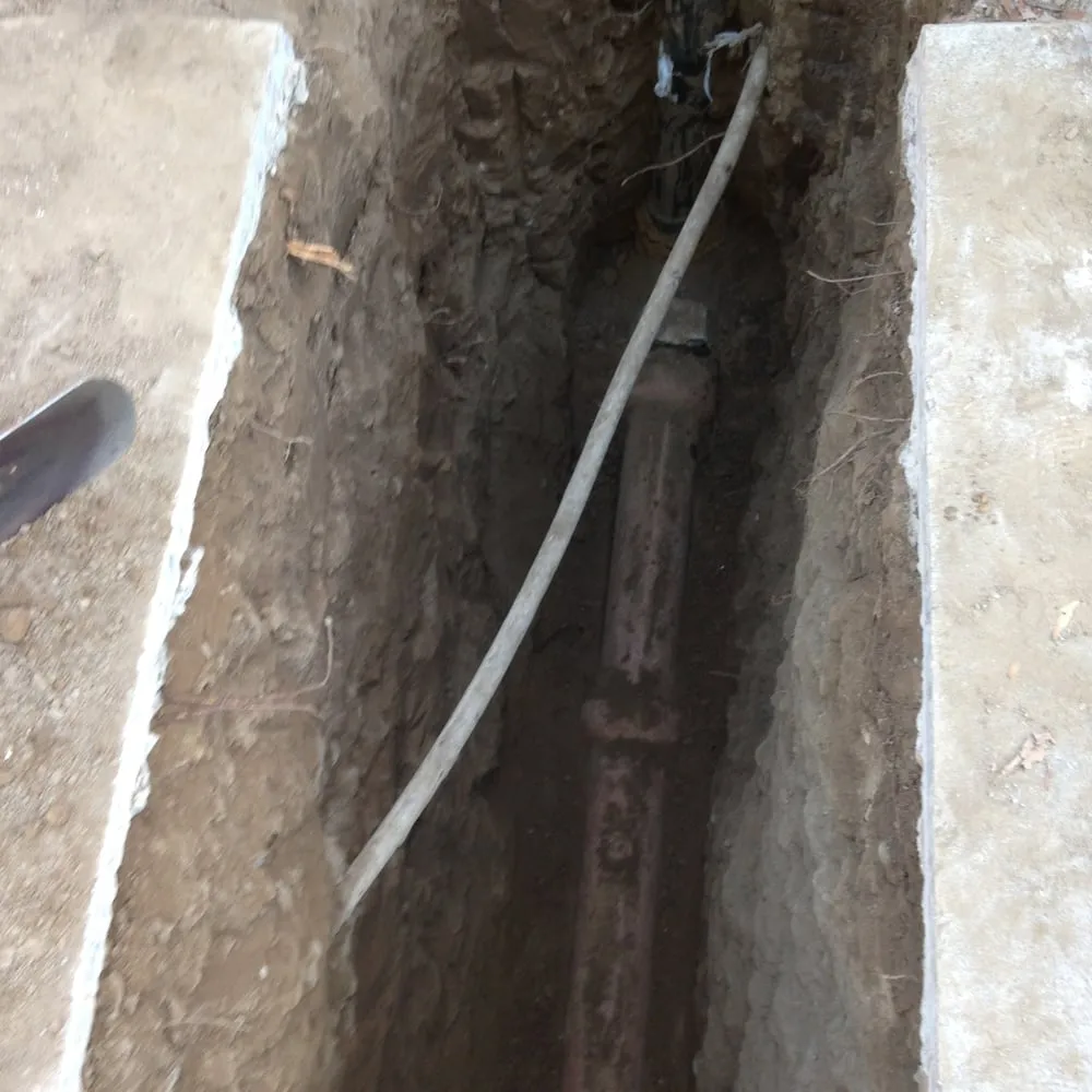 Slide of Blue and Red Plumbing