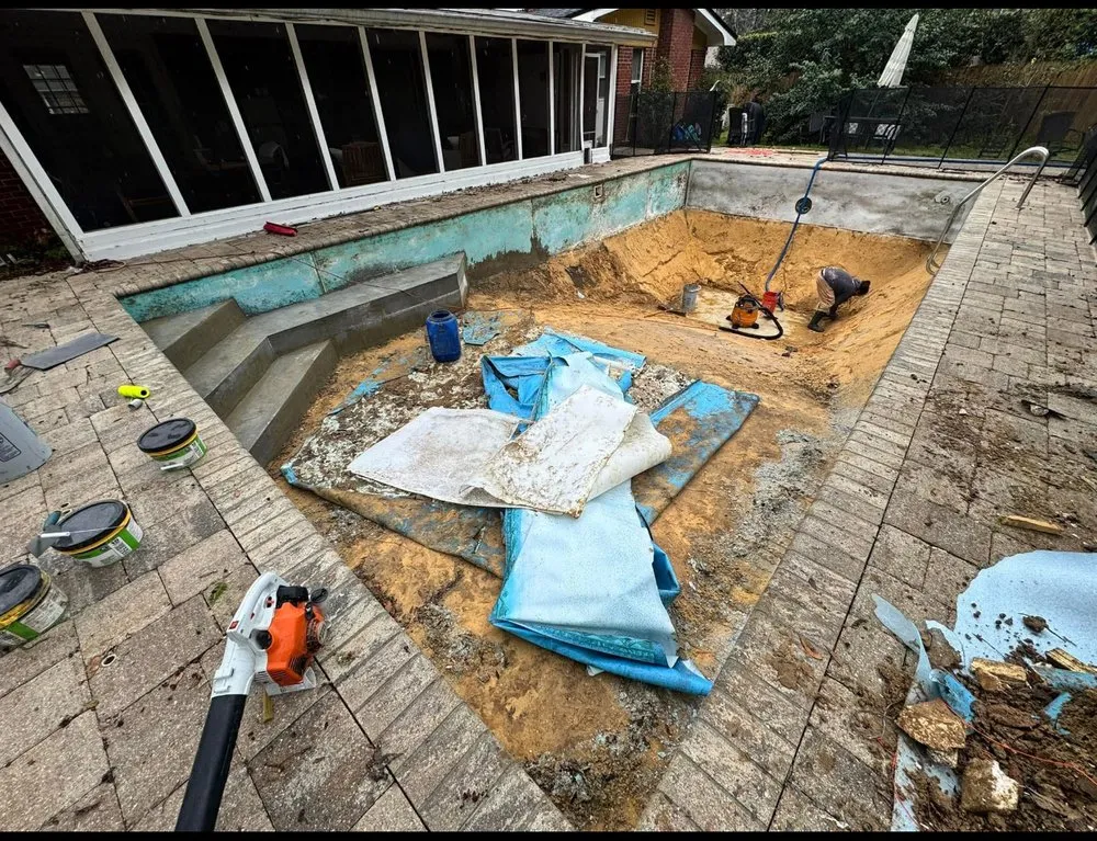 Slide of Blue Aqua Pools Spa