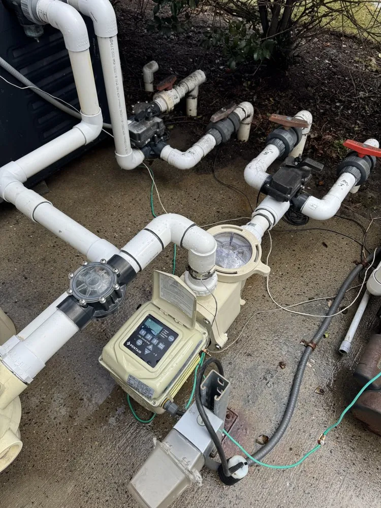 Slide of Blue Aqua Pools Spa