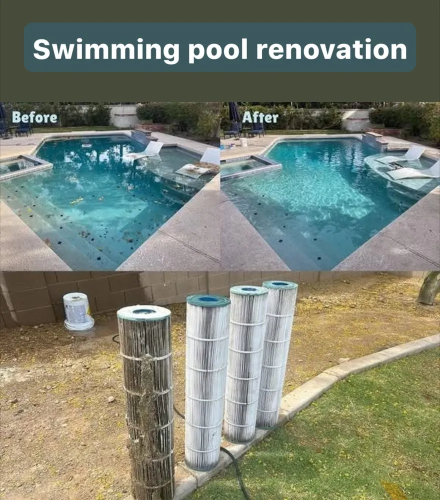 Slide of Blue Aqua Pools Spa