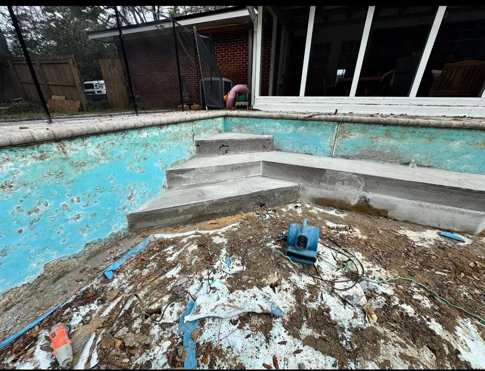 Slide of Blue Aqua Pools Spa