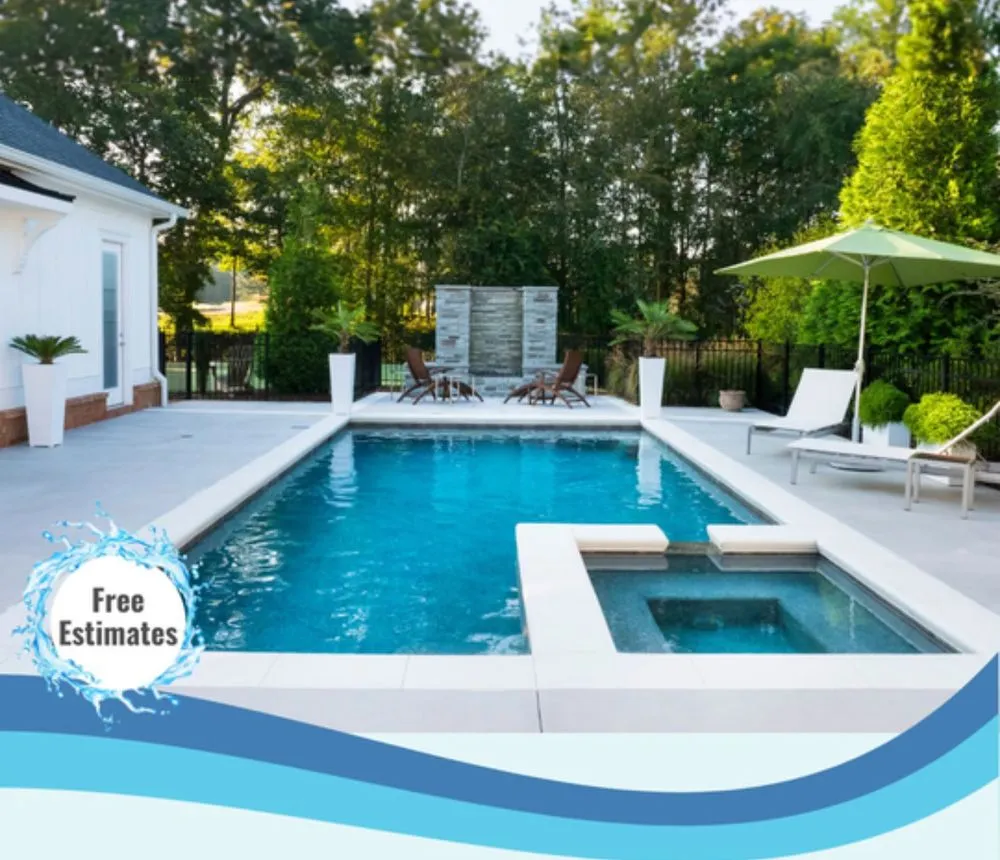 Slide of Blue Aqua Pools Spa