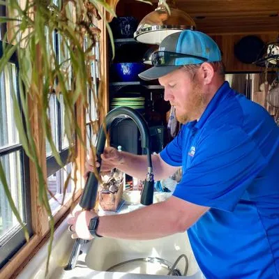 Blue Bear Plumbing, Heating & Air Logo