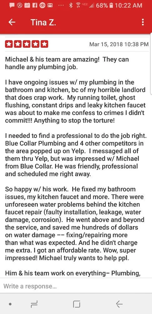 Quality water heater service experts serving Modesto, CA - Blue Collar Plumbing and Rooter