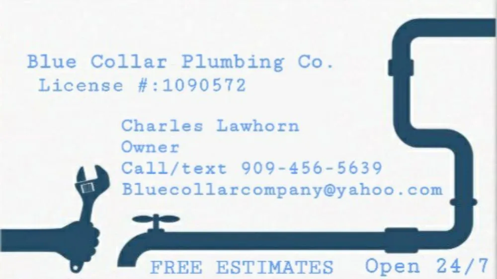 Slide of Blue Collar Plumbing Company