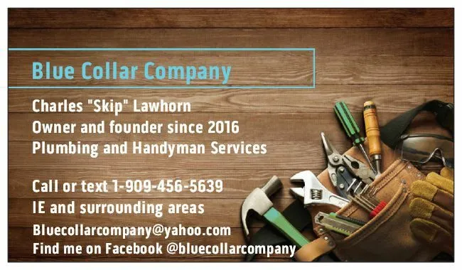 Slide of Blue Collar Plumbing Company