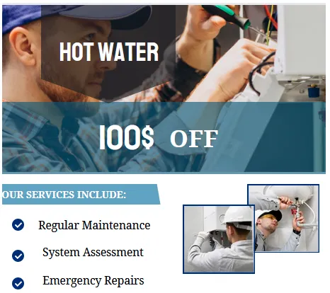 Slide of Blue Diamond Water Heater Repair