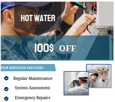 Blue Diamond Water Heater Repair Logo